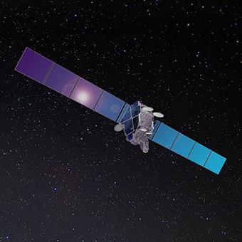The WildBlue Satellite in space