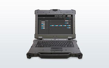 使用Viasat网络安全解决方案保护的移动军用笔记本电脑的产品图像
